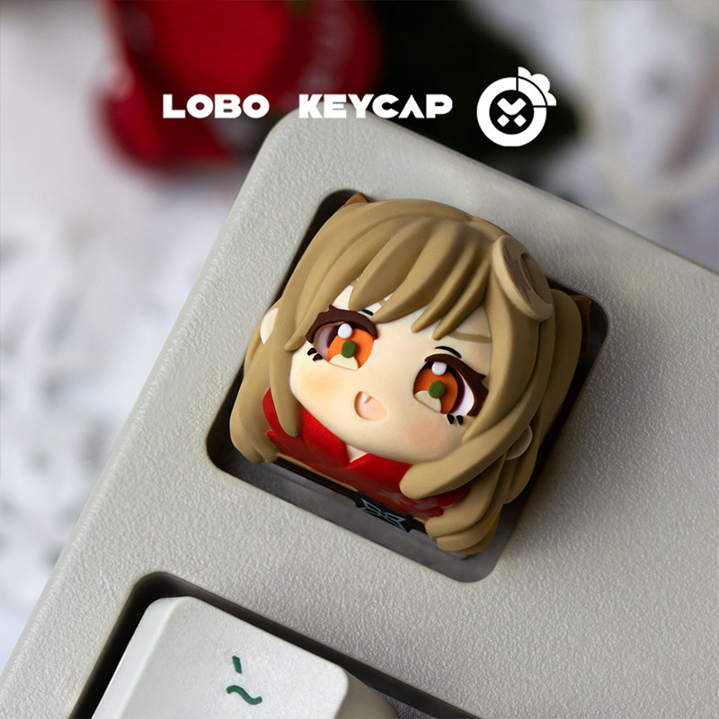 Keycap Lobo Criativo de Anime, - Gaming Accessories In China avaliação e preço