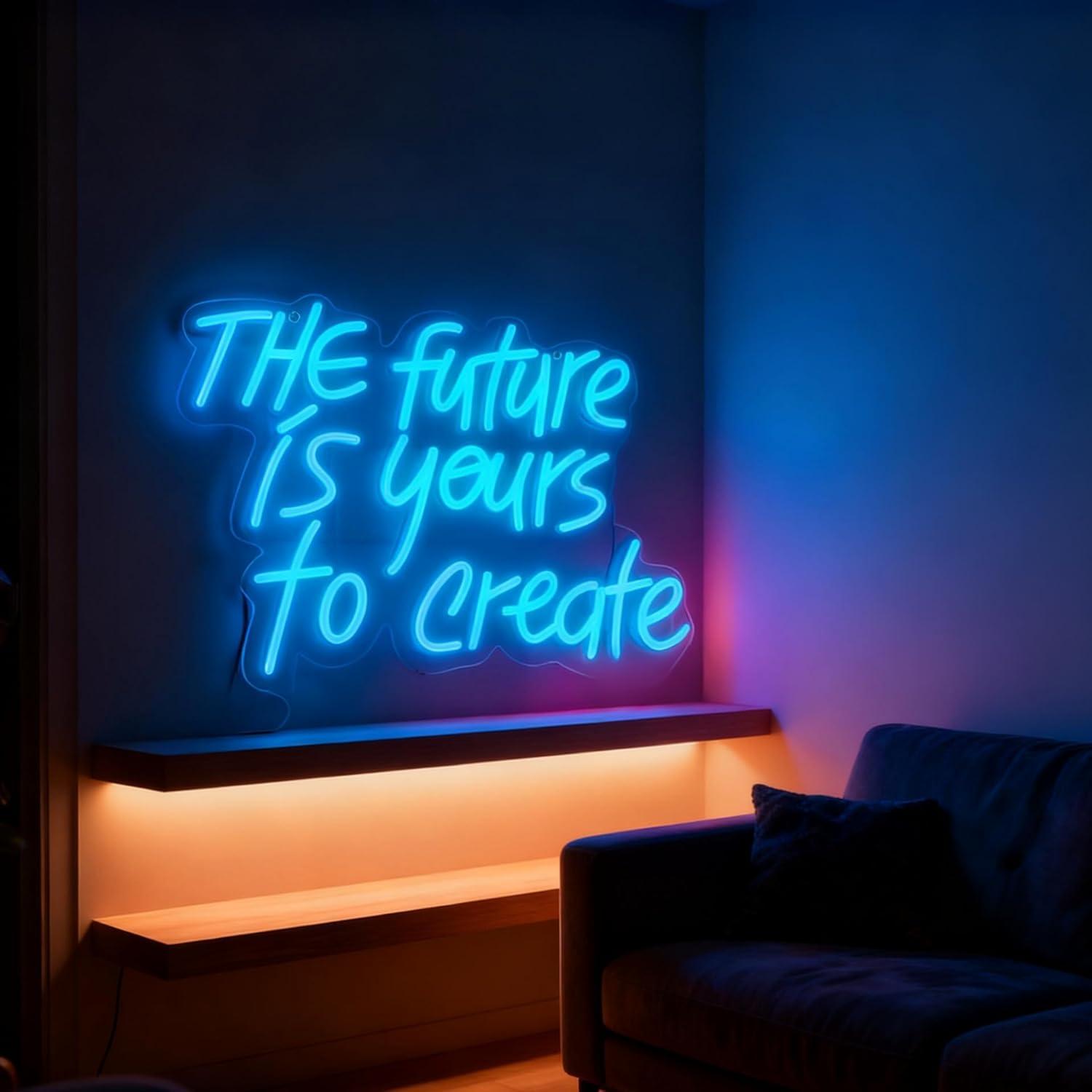 O Futuro é Seu - Letreiro Neon - Accessories For Your Gaming Room avaliação e preço