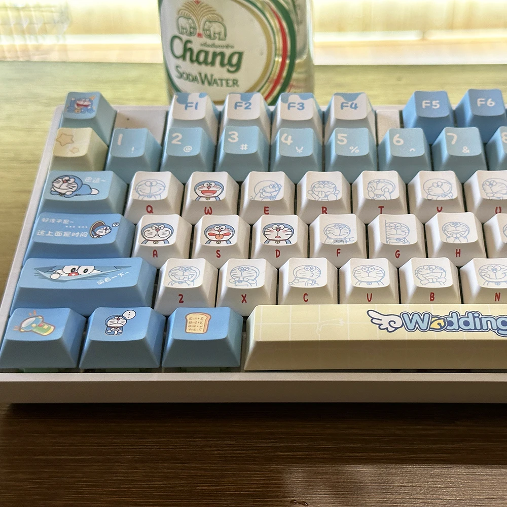 Teclas originais Doraemon, 120 - Gaming Accessories Aesthetic avaliação e preço